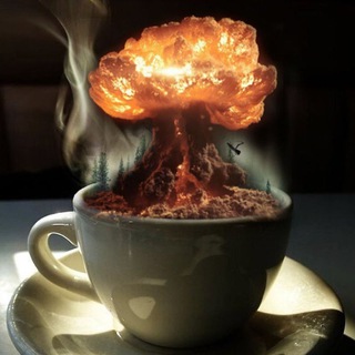Логотип телеграм канала @teacoffemushroom — Чай, кофе и ядерный гриб