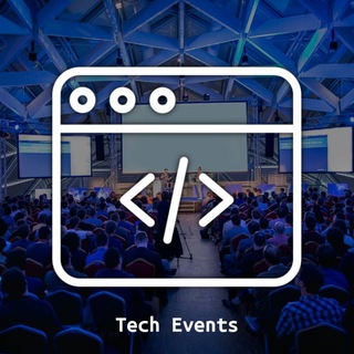 Логотип телеграм канала @tech_events — Tech Events