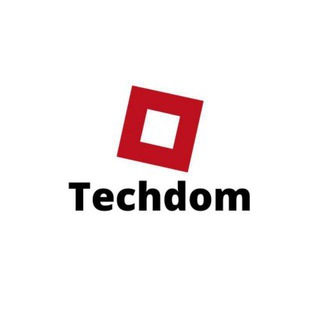 Logo saluran telegram techdom_ir — Techdom