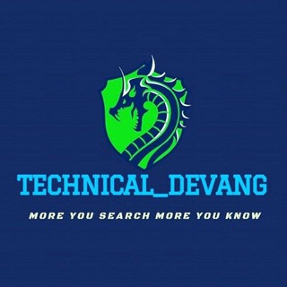 Logo of telegram channel technicaldevang — Technical Devang