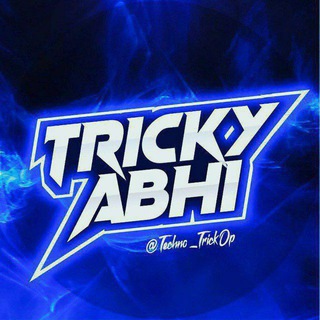 Logo saluran telegram techno_trickop — TrickyAbhi 🇮🇳