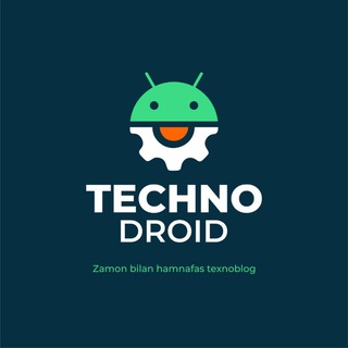 Telegram kanalining logotibi technodroiduz — Techno Droid | Tezkor va Aktual