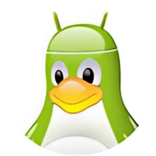 Логотип телеграм канала @technogeek_say — Зеленый пингвин