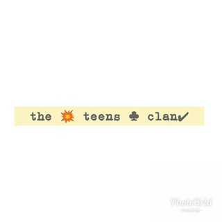 Logo of telegram channel teensclan — the 🔥TEENS💥 clan✔