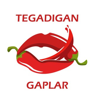 Telegram kanalining logotibi tegadigan_gaplar — Тегадиган гаплар