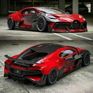Telegram channel Bugatti and Lamborghini logo