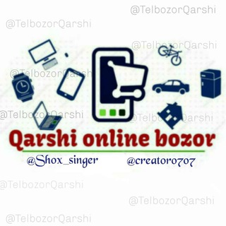 Telegram kanalining logotibi telbozorqarshi — Qarshi online bozor/ UYDA QOLING