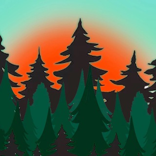 Логотип телеграм канала @temn_les — Темный лес. Про контент