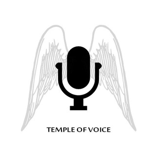 Логотип телеграм канала @templeofvoice — temple of voice