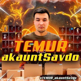 Logo saluran telegram temur_akauntsavdo — TEMUR AKKAUNT SAVDO