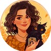 Логотип телеграм канала @terataro — ТАРО с ТЕРОЙ 👩🏻✨