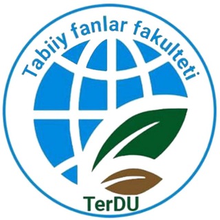 Telegram kanalining logotibi terdu_tabiiy_fanlar — 𝙏𝙖𝙗𝙞𝙞𝙮 𝙛𝙖𝙣𝙡𝙖𝙧 𝙛𝙖𝙠𝙪𝙡𝙩𝙚𝙩𝙞 (𝙧𝙖𝙨𝙢𝙞𝙮 𝙠𝙖𝙣𝙖𝙡𝙞)