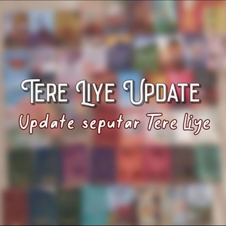 Logo saluran telegram tereliyeupdate — Tere Liye Update