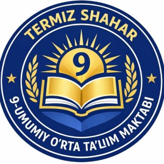 Telegram kanalining logotibi termizshahar_9maktab — Termiz shahar 9-maktab