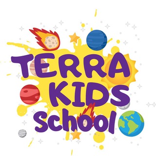 Логотип телеграм канала @terra_kids — TERRA-KIDS School