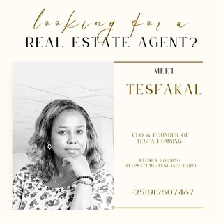 የቴሌግራም ቻናል አርማ tesfakaltariku — Tesfa housing