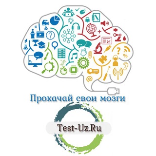 Telegram kanalining logotibi test_uz_ru — Test-Uz.Ru - Образовательный портал