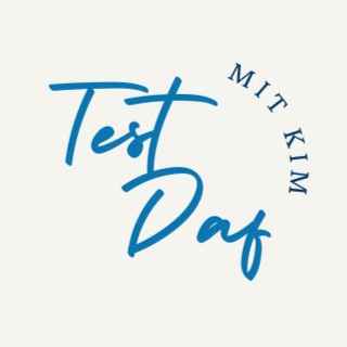 Logo saluran telegram testdaf_mit_kim — TestDaF Mit Kim
