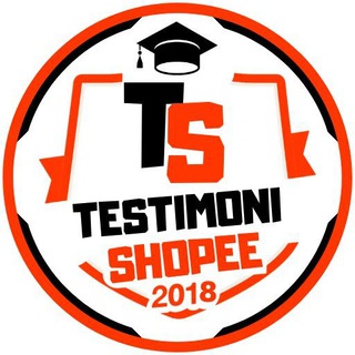 Logo saluran telegram testimonishopee — Testimoni Shopee
