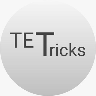 Logo of telegram channel tet_tricks26 — TET Tricks