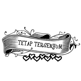 Logo saluran telegram tetaptersenyum — #TetapTersenyum