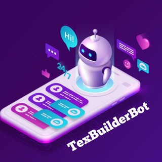 Telegram kanalining logotibi texbuilder — 💎 TexBuilderBot