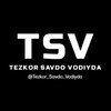 Telegram kanalining logotibi tezkor_savdo_vodiyda — Тезкор Савдо Водийда