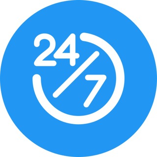 Логотип телеграм канала @tg_news_7 — News 24/7