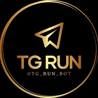 Логотип телеграм канала @tg_run_100 — TG RUN 💯