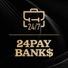 Логотип телеграм канала @tg24paybanks_news — 24PayBanks News