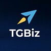 Логотип телеграм -каналу tgbiz_ua — Про бізнес у Телеграмі - TGBiz 🇺🇦