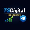 Логотип телеграм канала @tgdigitalsmm — TGDigital | Про маркетинг