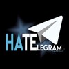 Логотип телеграм канала @tghatechannel — HATE TELEGRAM CHANNEL 📨💢