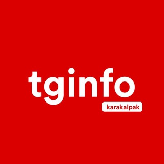 Telgraf kanalının logosu tginfokaa — Telegram Info Karakalpakstan