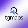 Логотип телеграм канала @tgmaps_news — TgMaps | Spy-сервис для Telegram ads