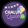 Logo saluran telegram thatbebel — Chaluni Quotes✨