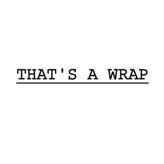 Логотип телеграм канала @thats_a_wrap — That's a Wrap!