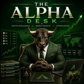 Logo of telegram channel the_alpha_desk — THE_ALPHA DESK™️