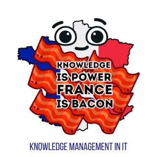 Логотип телеграм канала @the_know_all — Knowledge and bacon - Управление знаниями в IT