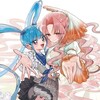 Логотип телеграм канала @the100kanojo — 100 девушек, которые очень-очень-очень-очень-очень сильно любят тебя