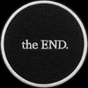 Логотип телеграм канала @the_end_us — the END.