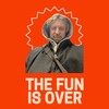 Логотип телеграм канала @thefunisover — the fun is over