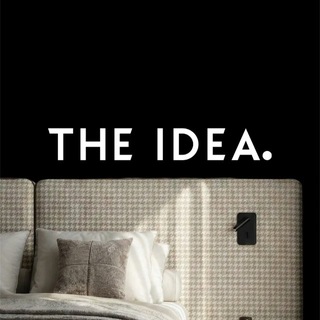 Логотип телеграм канала @theidea_ru — THE IDEA. Фабрика мебели
