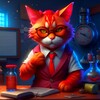 Логотип телеграм канала @theinterestingscience — Кот Учёный | Наука и факты🧪