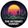 Логотип телеграм канала @theinternetsunset — Закат Интернета