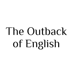 Логотип телеграм канала @theoutbackofenglish — The Outback of English