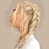 Логотип телеграм канала @thestoriesbyfray — Девушка, которая пишет