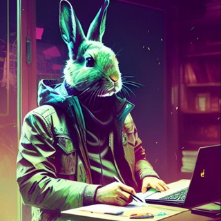 Логотип телеграм канала @thewritingbunny — the_writing_bunny