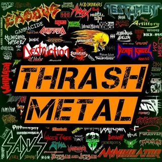 Логотип телеграм канала @thrash_metal — THRASH METAL