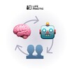 Логотип телеграм канала @three_intelligences — Три интеллекта для эффективной терапии | Нейробиология, ИИ, отношения